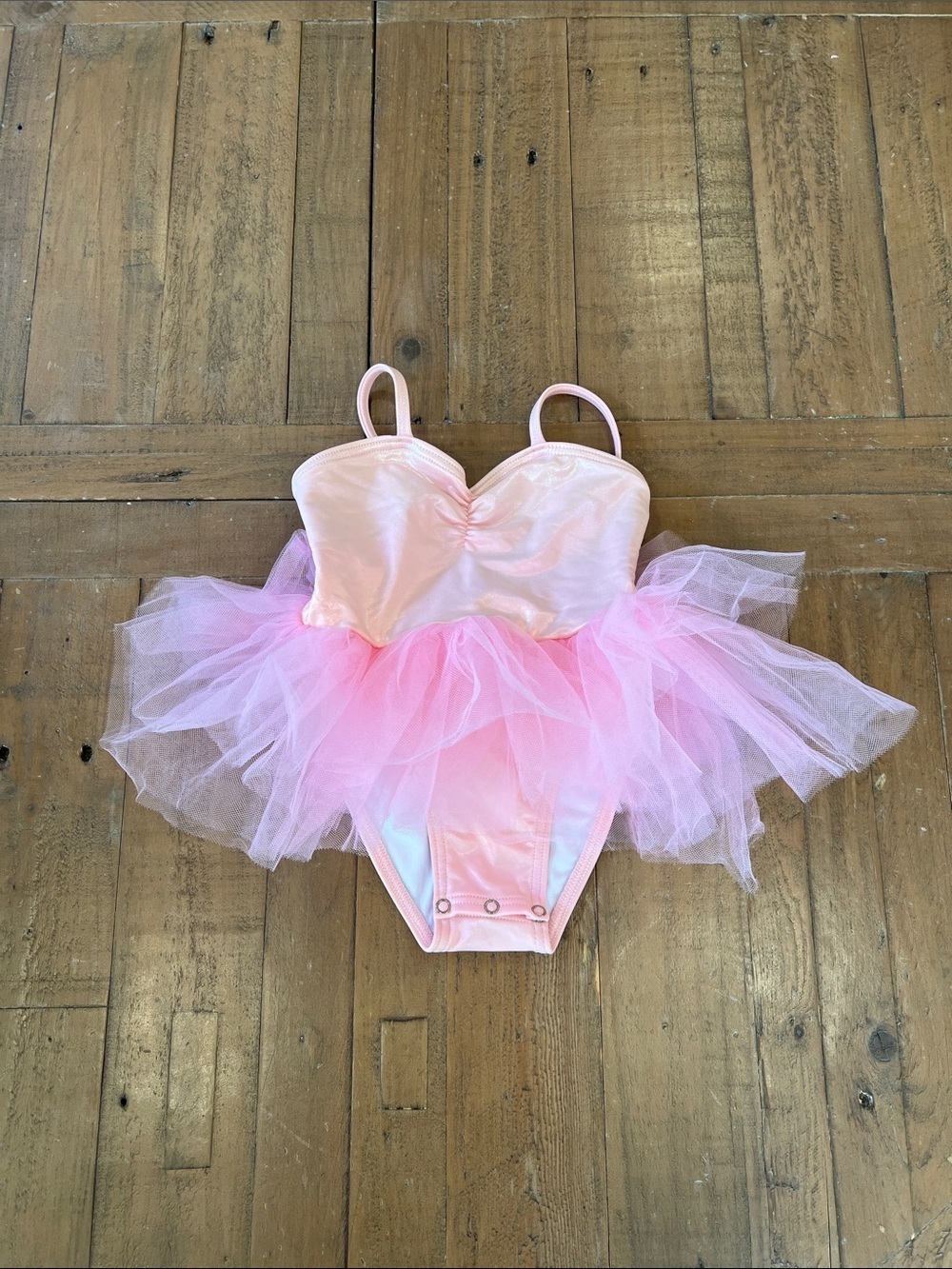 ILovePlum shimmery pink tutu bodysuit XS 6-12 months ballerina